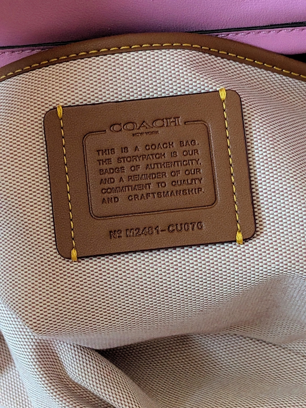 Quilted Tabby Leather Backpack In Fuschia With Silver Hardware 💖💕🩷 - Picture 8 of 8